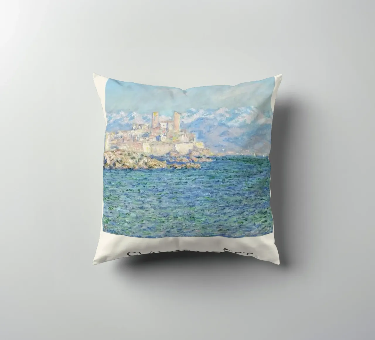 edifici cittadini sulla costa claude monet cuscino da belong shop