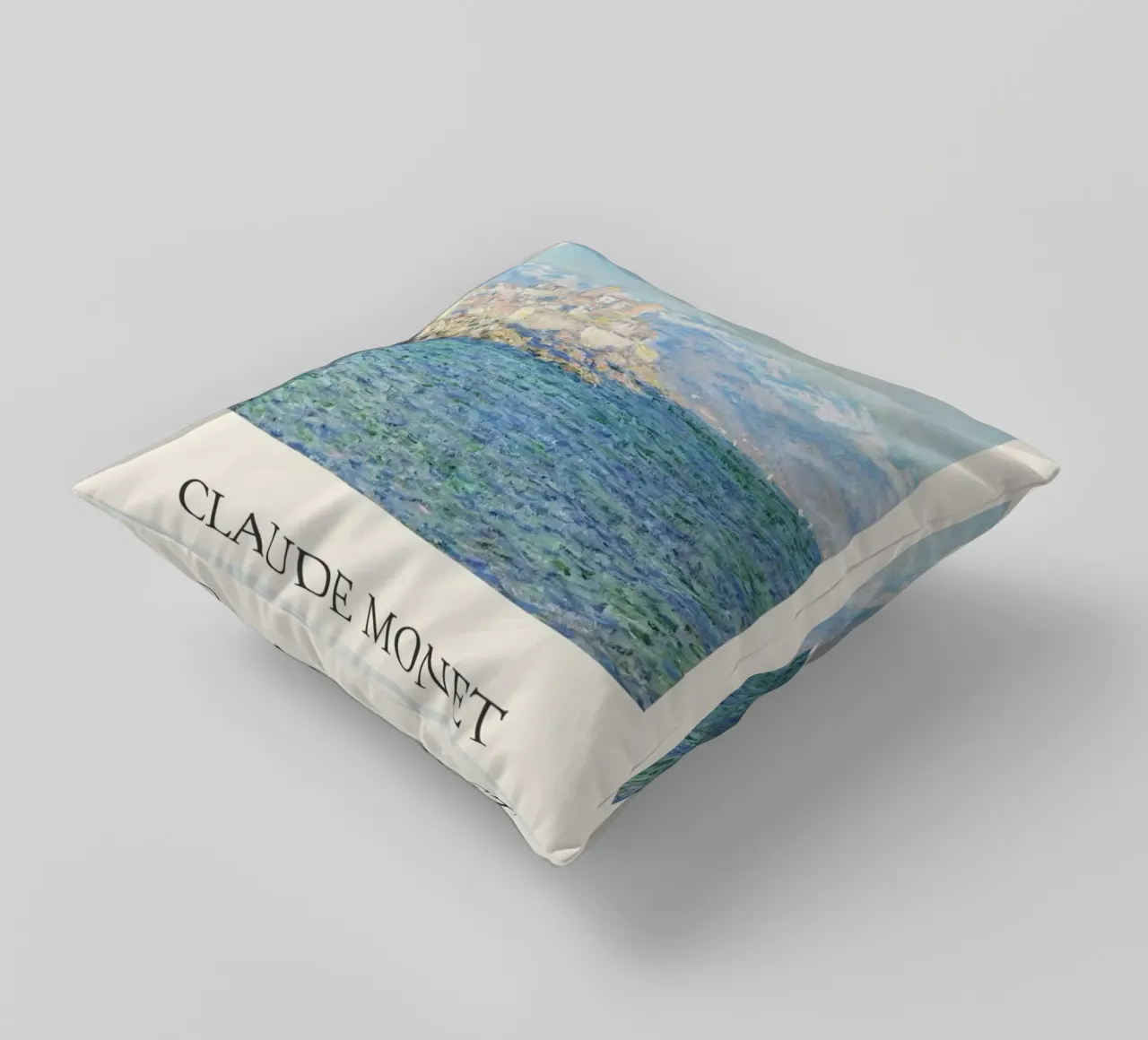 edifici cittadini sulla costa claude monet cuscino da belong shop