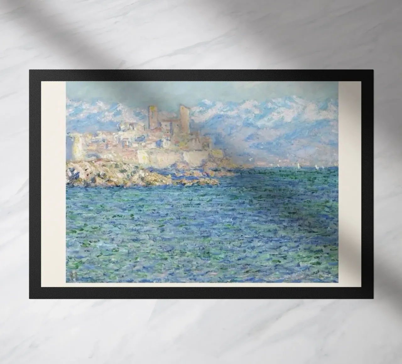 edifici cittadini sulla costa claude monet zerbino da belong shop