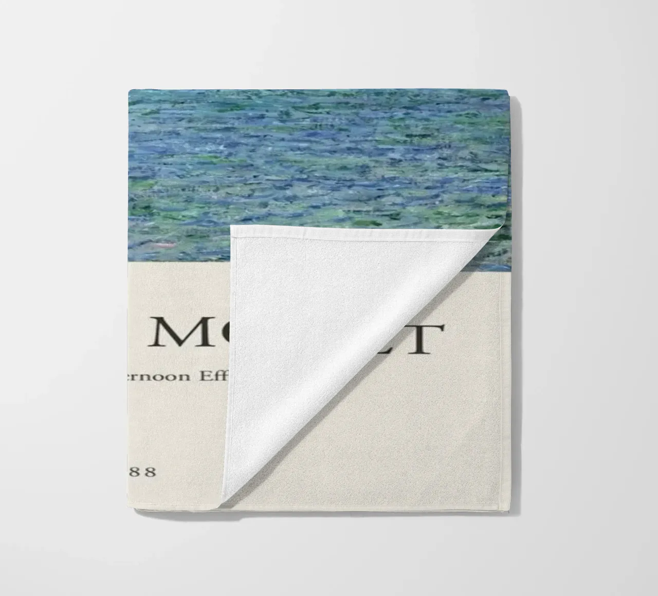 edifici cittadini sulla costa claude monet telo mare da belong shop