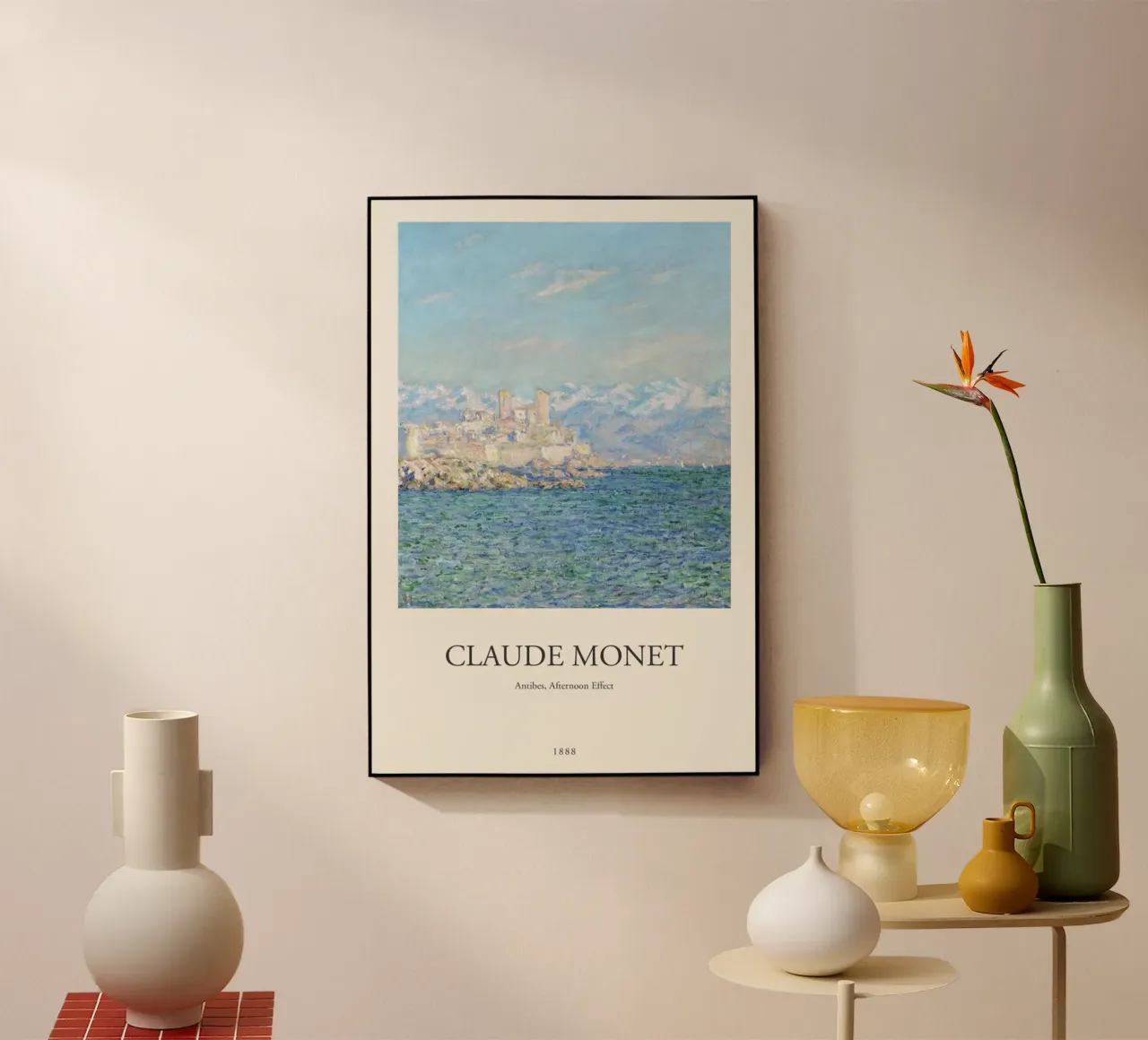 edifici cittadini sulla costa claude monet plexiglass da belong shop