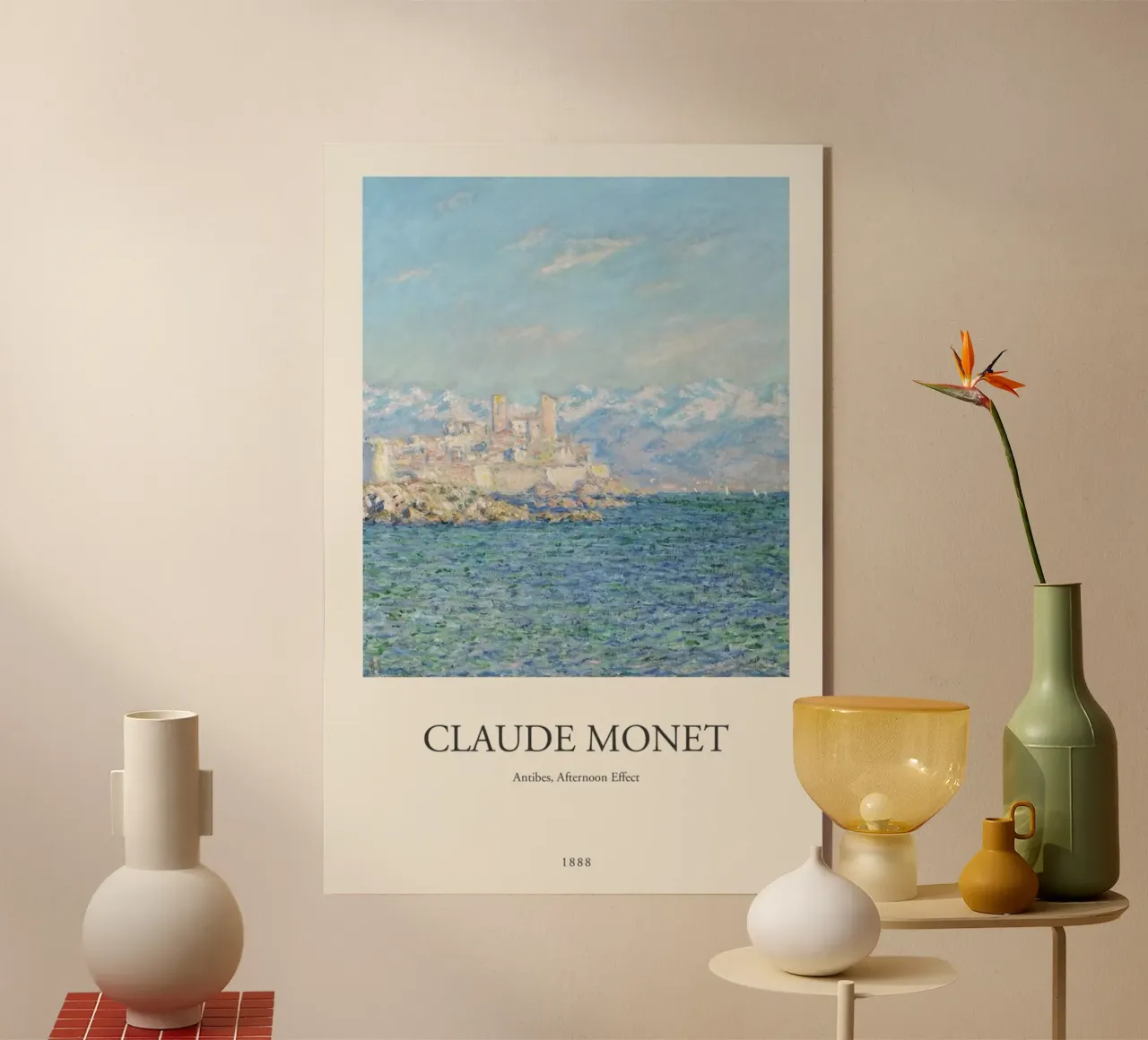 edifici cittadini sulla costa claude monet plexiglass da belong shop