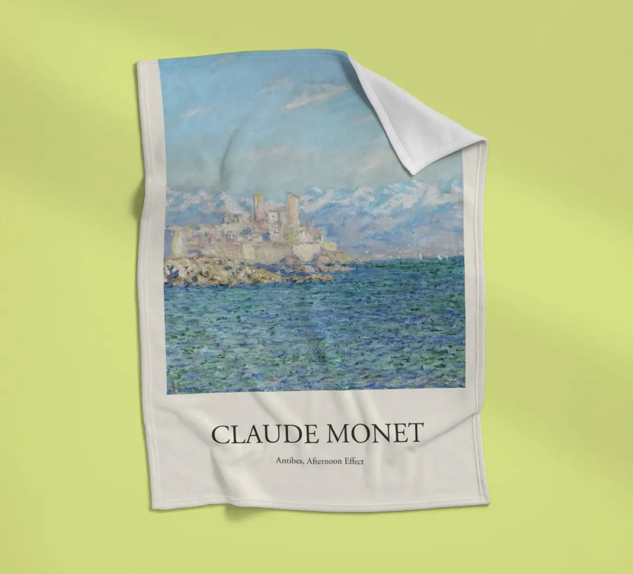 edifici cittadini sulla costa claude monet coperta in pile da belong shop