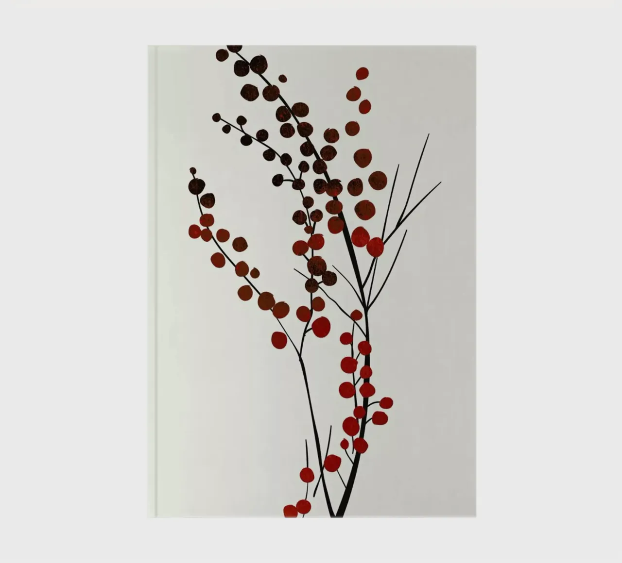 Mistletoe Kisses Notizbuch von Kubistika