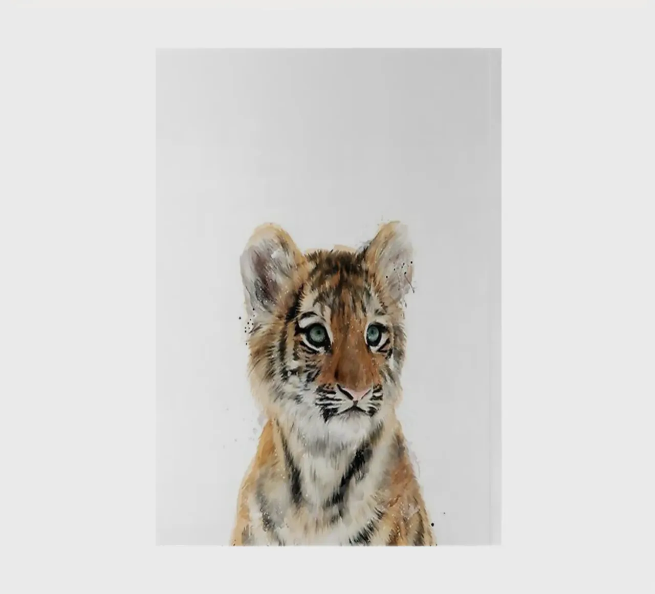 cute tiger cub amy hamilton notebook by kbm store