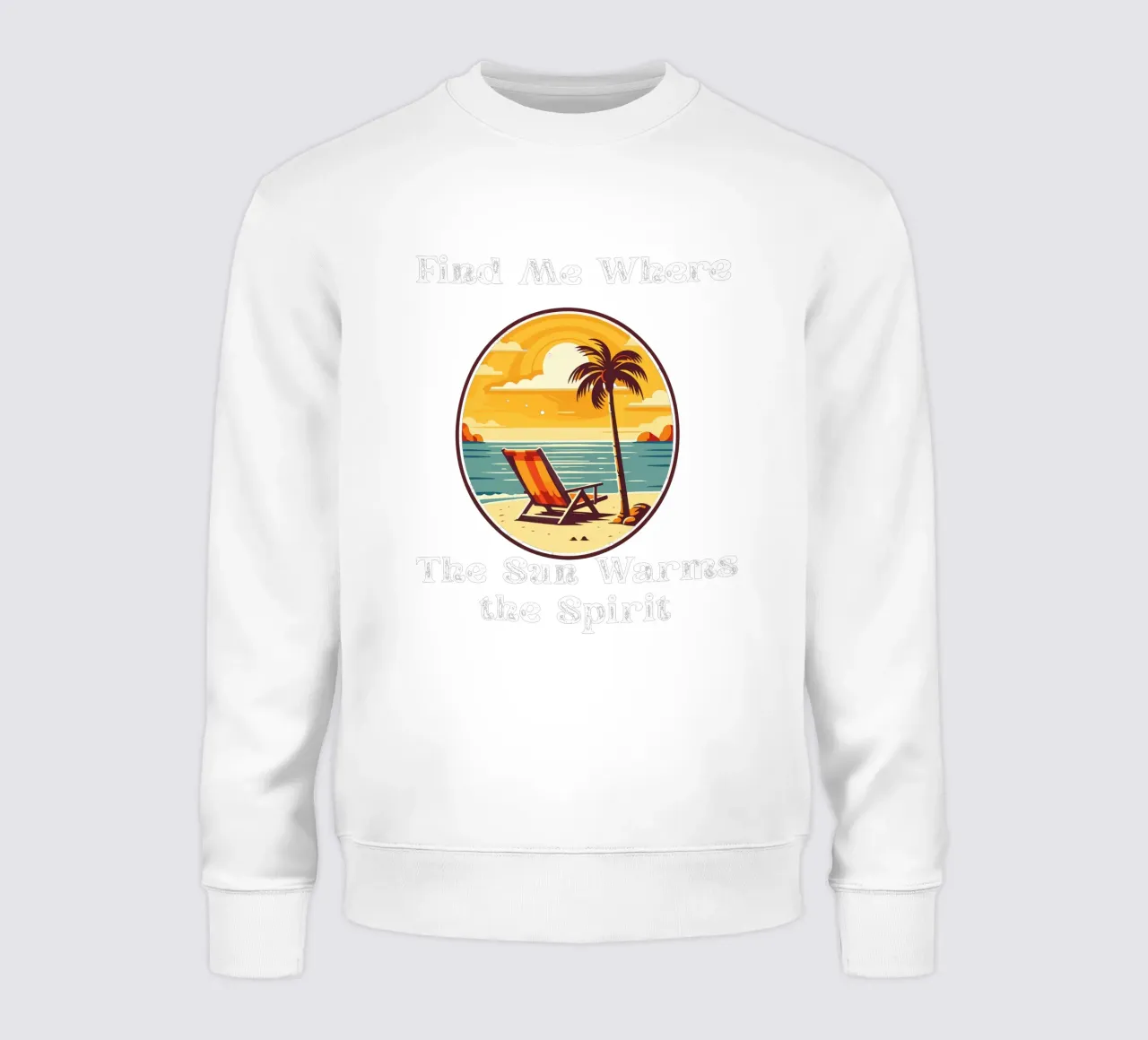 Réchauffé par le soleil, guidé par l'esprit Find Me There sweat de Lionandlamb