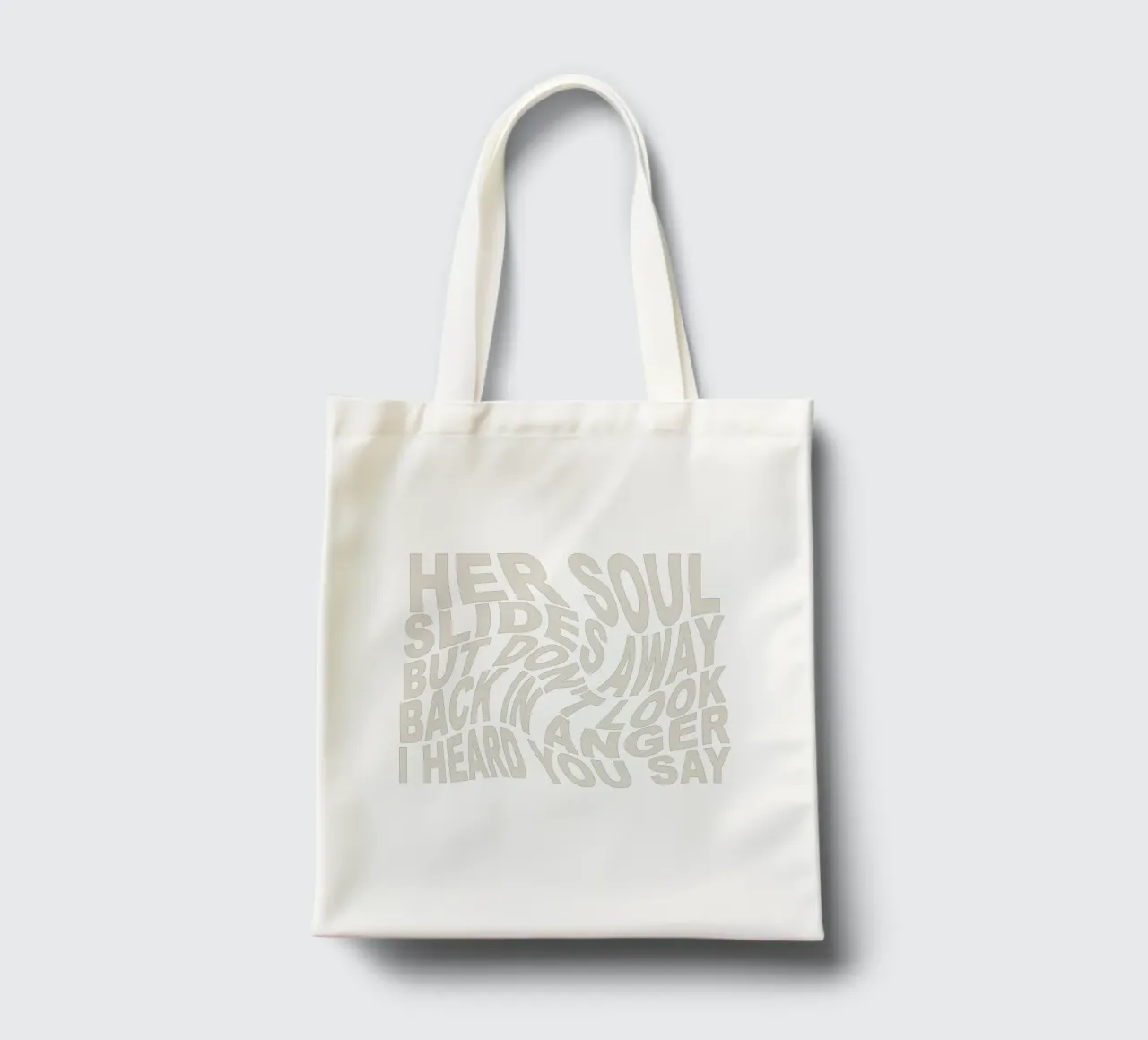 Don't Look Back in Anger tote bag by Gunawan Rb