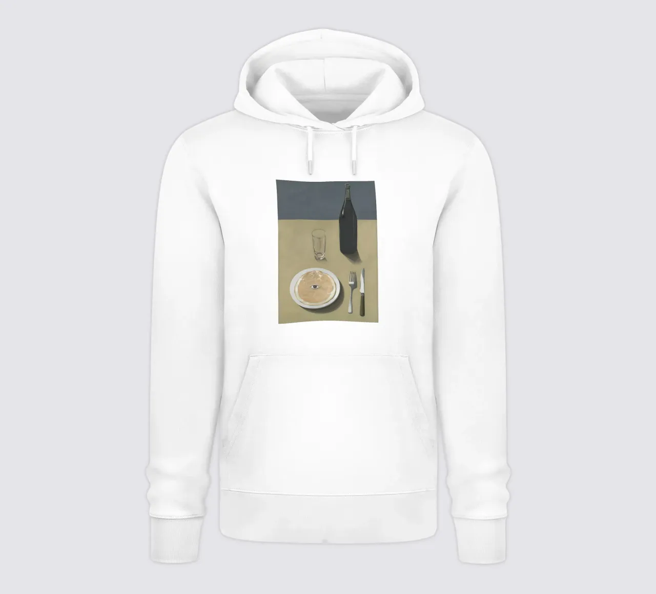 The Portrait - Rene Magritte felpa con cappuccio da Attaboy Dsgn