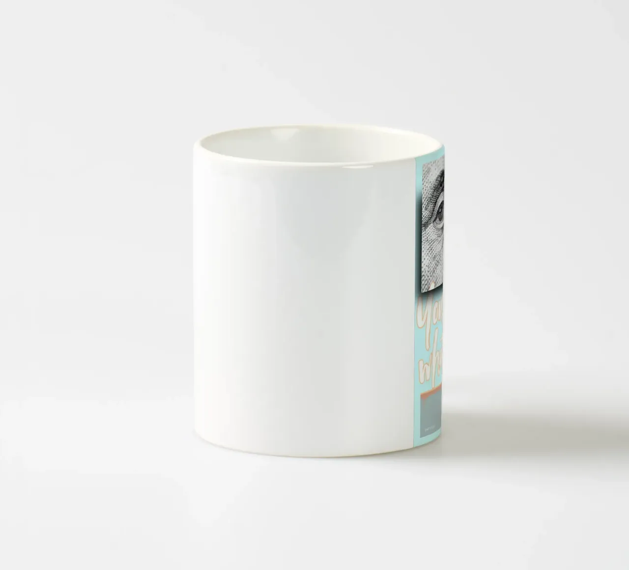 YOU KNOW WHAT‘S NEXT tazza in ceramica da Einfach Uebel