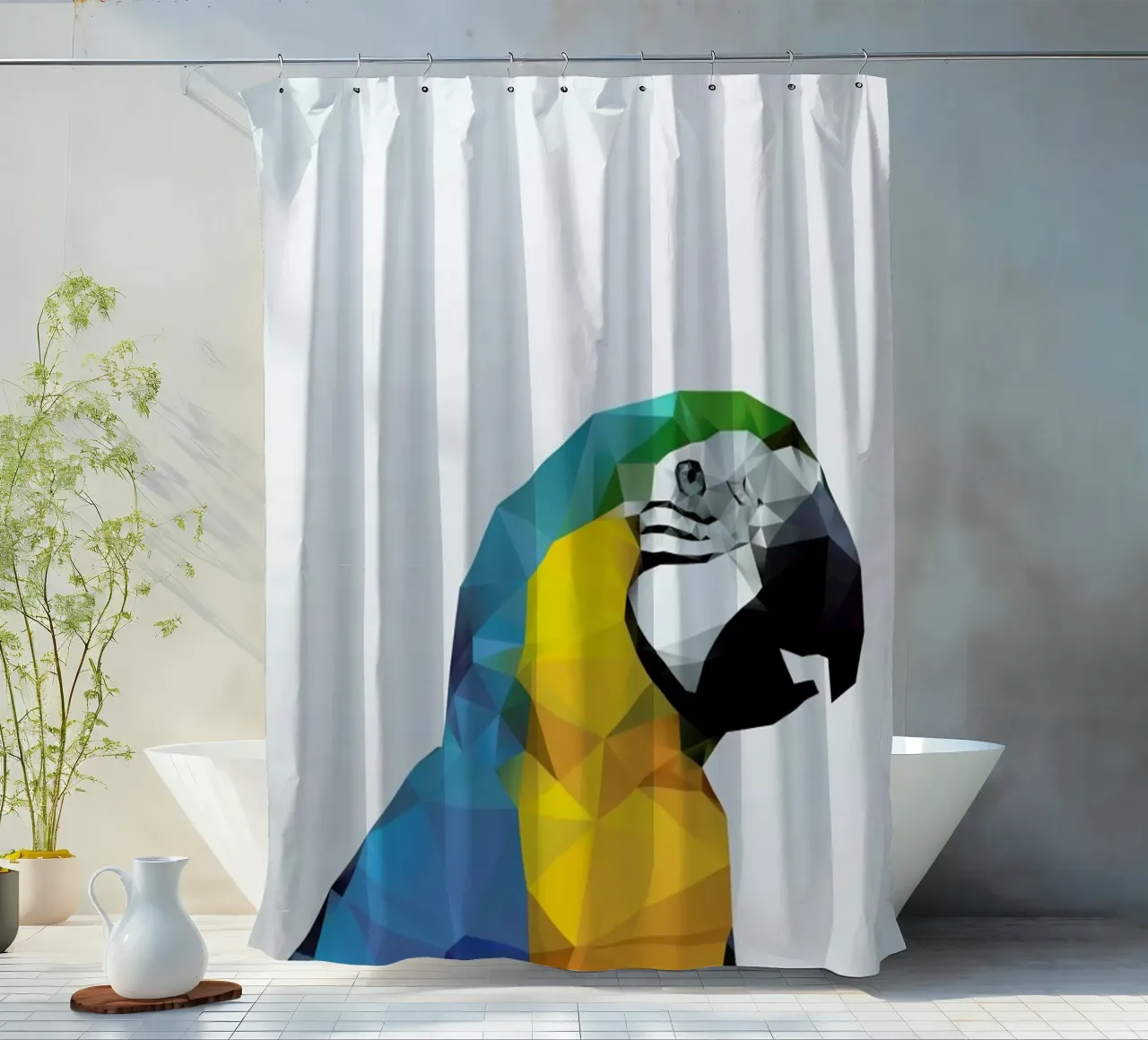 Geo Parrot tenda da doccia da Three Of The Possessed