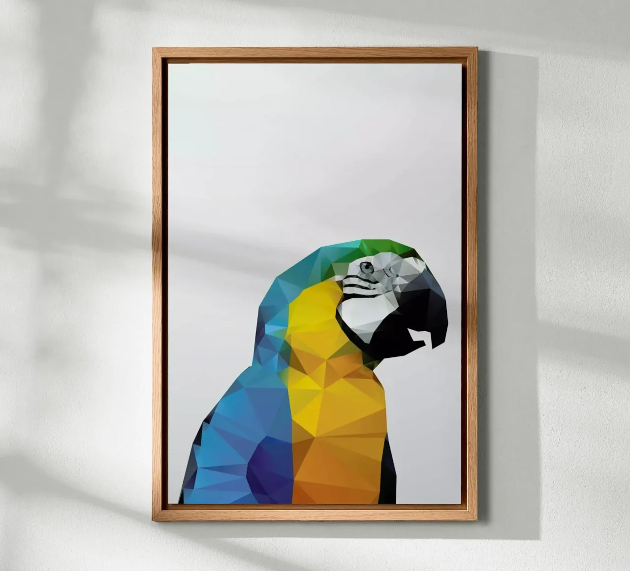 Geo Parrot alluminio dibond da Three Of The Possessed