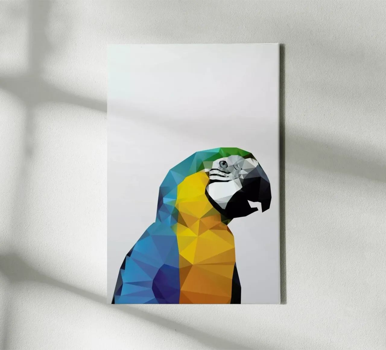 Geo Parrot tela con Cornice a cassetta da Three Of The Possessed