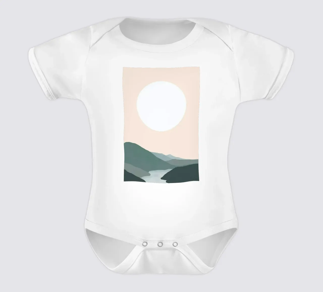 Silver Lining body neonato maniche corte da Pure