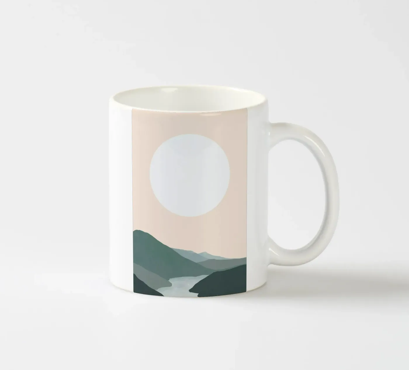 Silver Lining ceramic mug by Pure