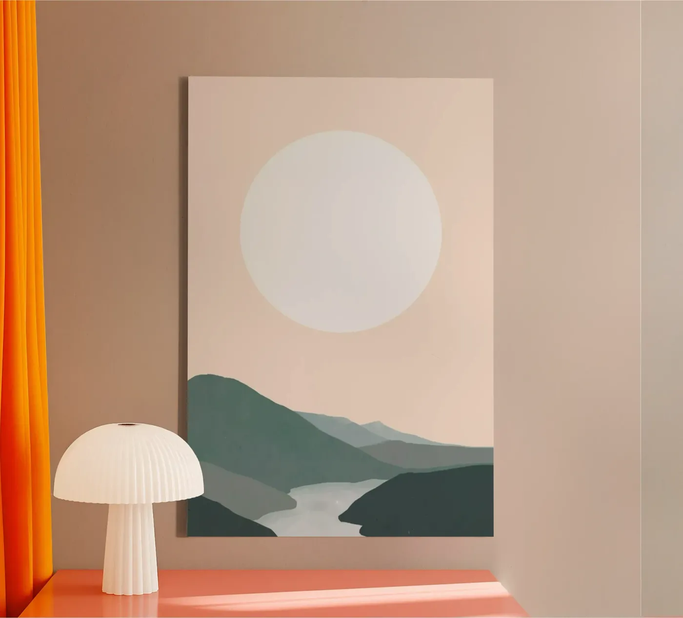Silver Lining canvas van Pure