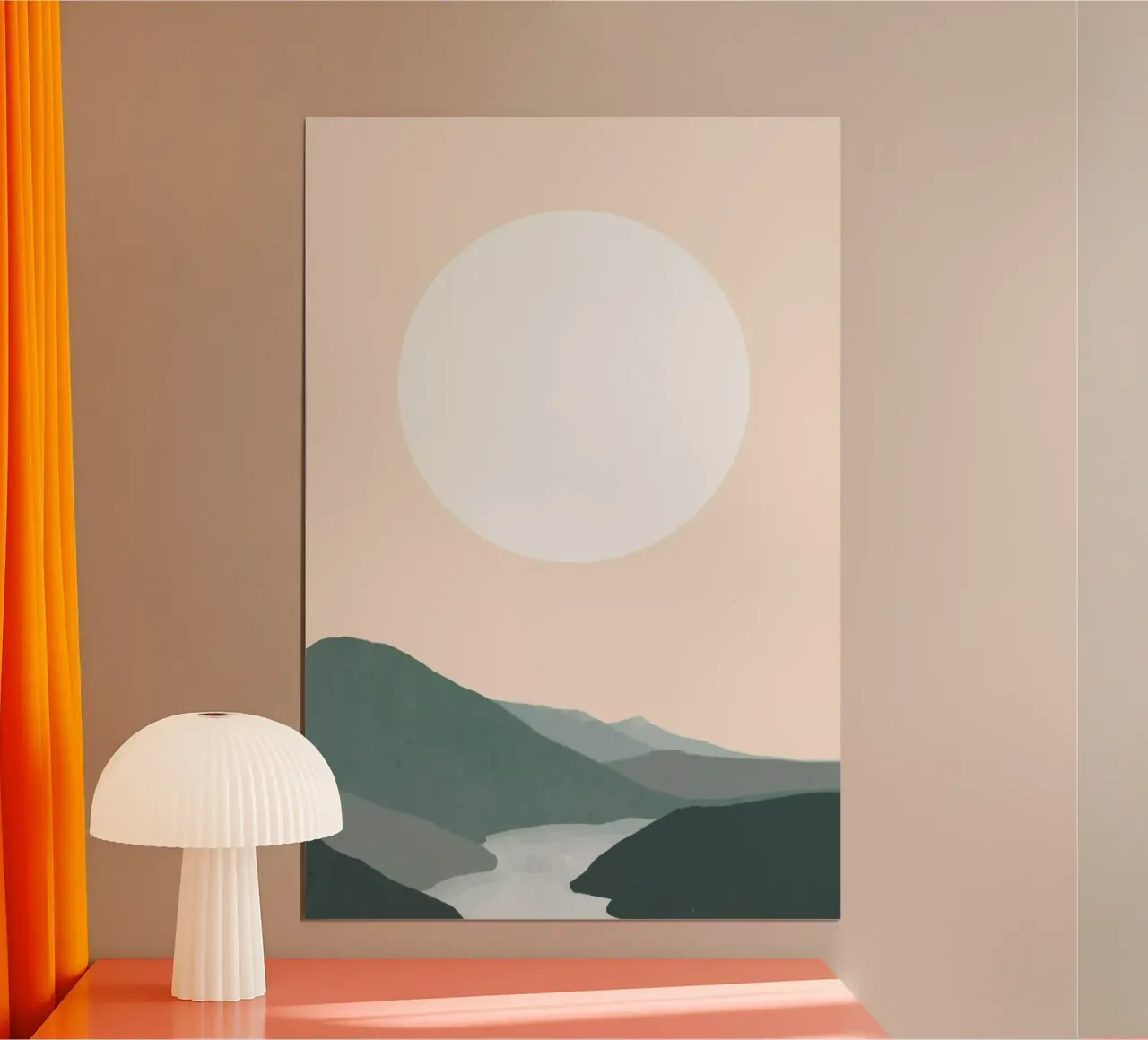 Silver Lining poster con telaio in alluminio da Pure