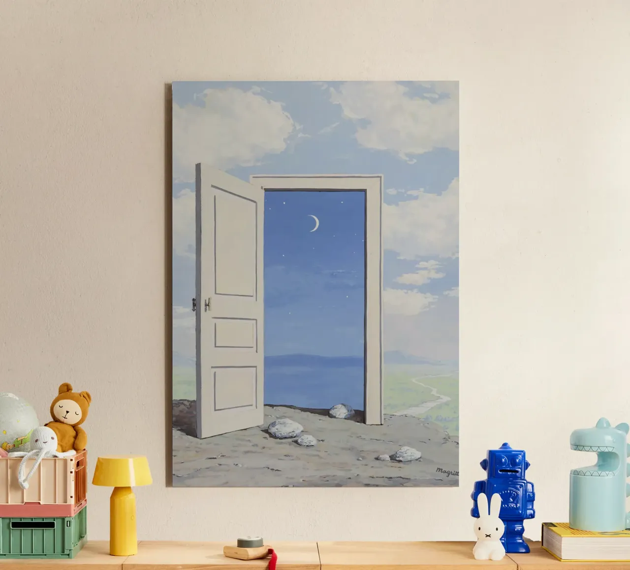 La Victoire Rene Magritte alu-dibond by Attaboy Dsgn