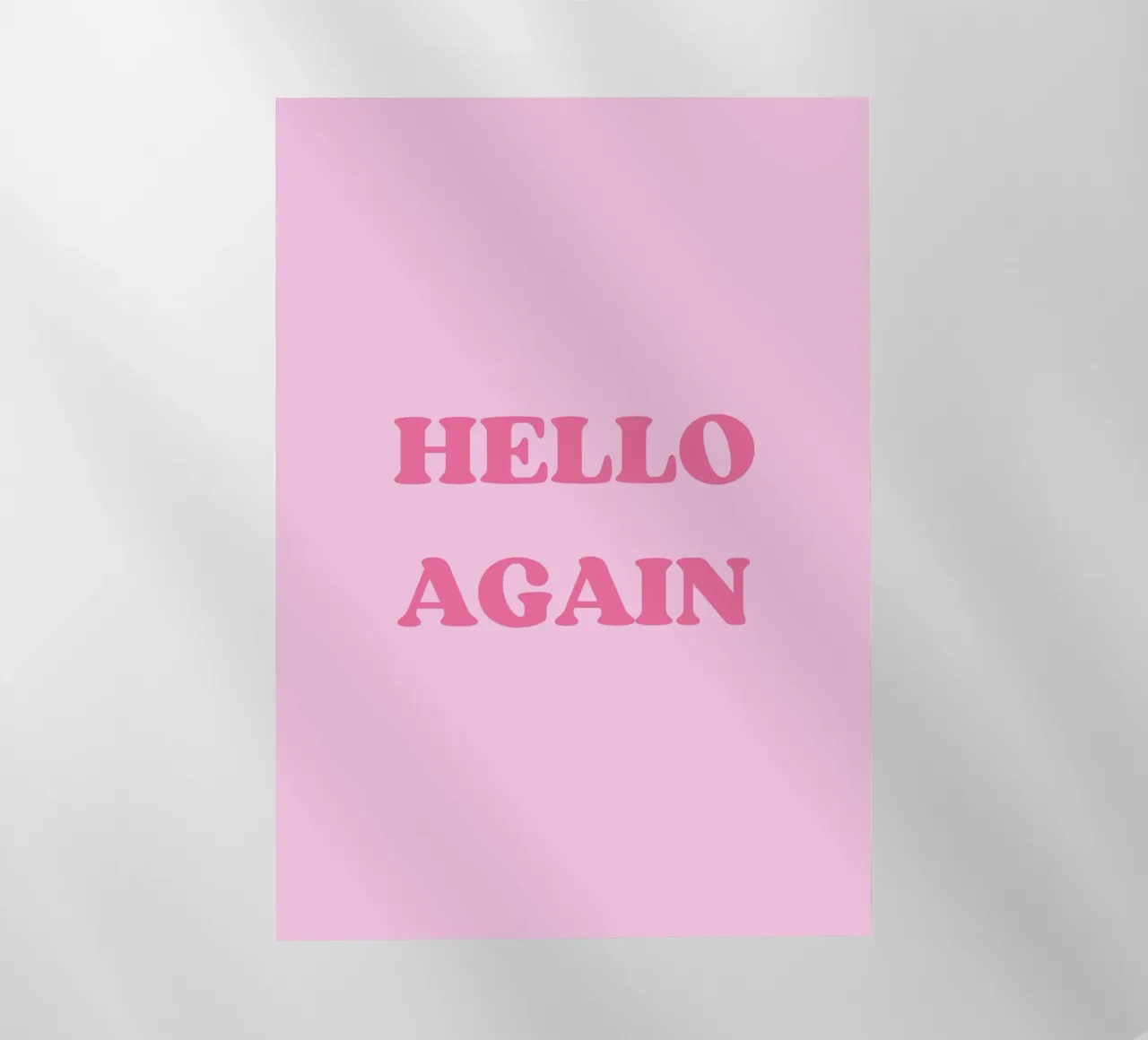 HELLO AGAIN pellicola backlit da Einfach Uebel