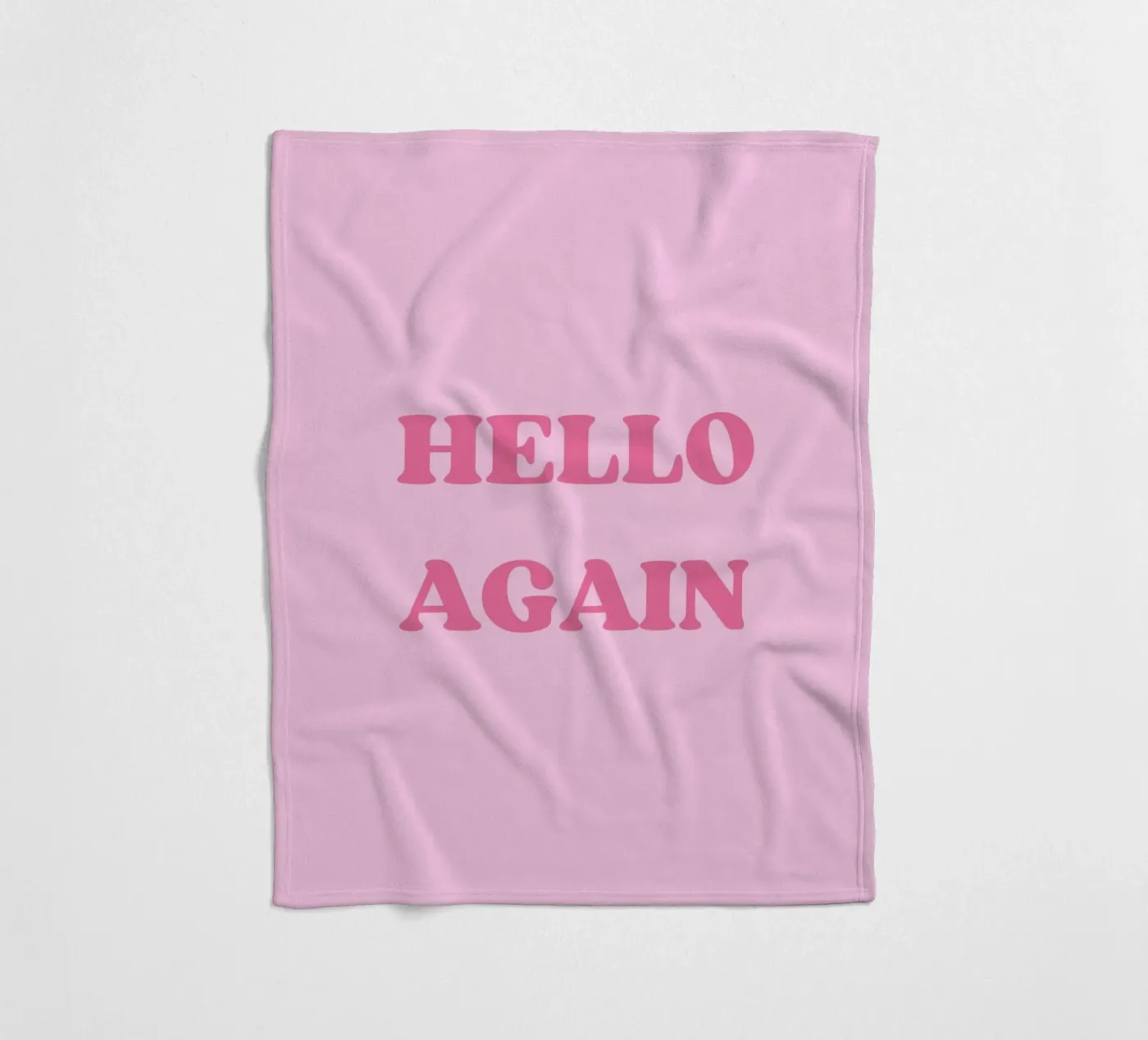 HELLO AGAIN fleecedeken van SMRT STUDIO