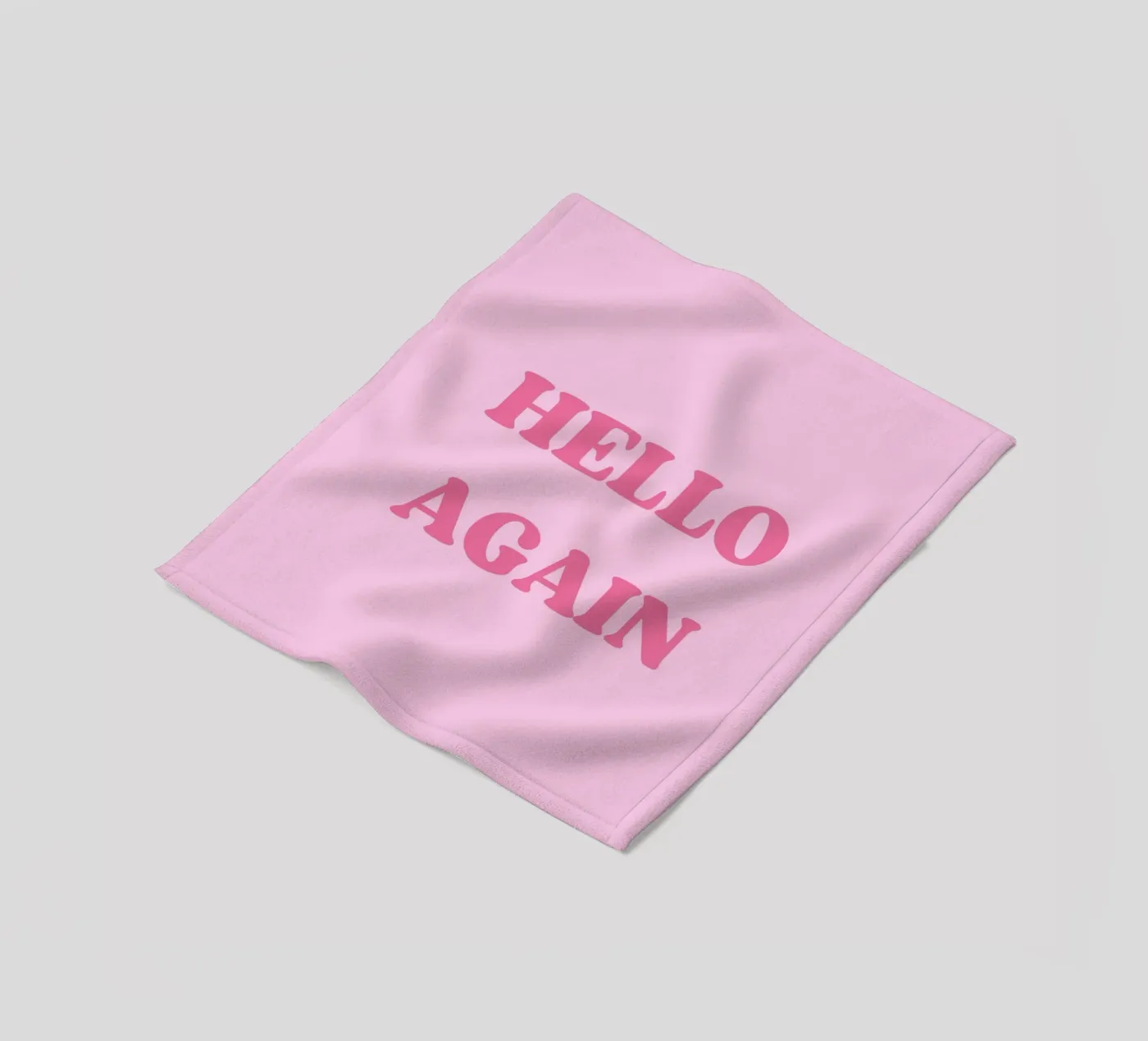 HELLO AGAIN Fleecedecke von SMRT STUDIO