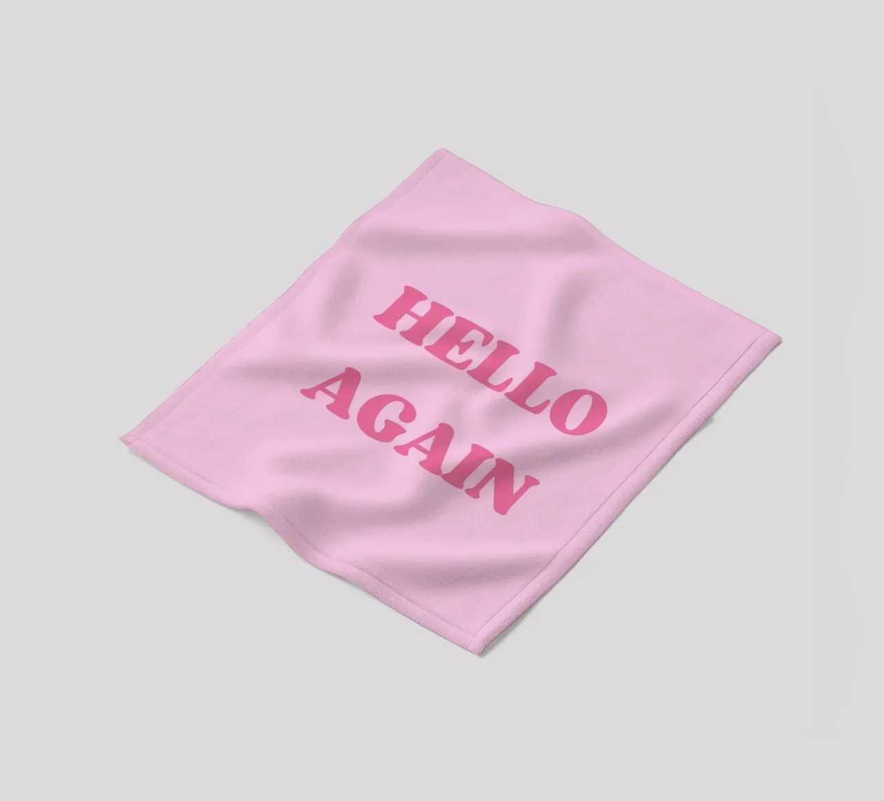 HELLO AGAIN coperta in pile da Einfach Uebel