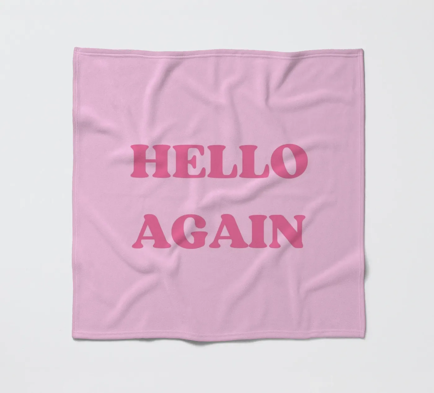 HELLO AGAIN fleecedeken van SMRT STUDIO