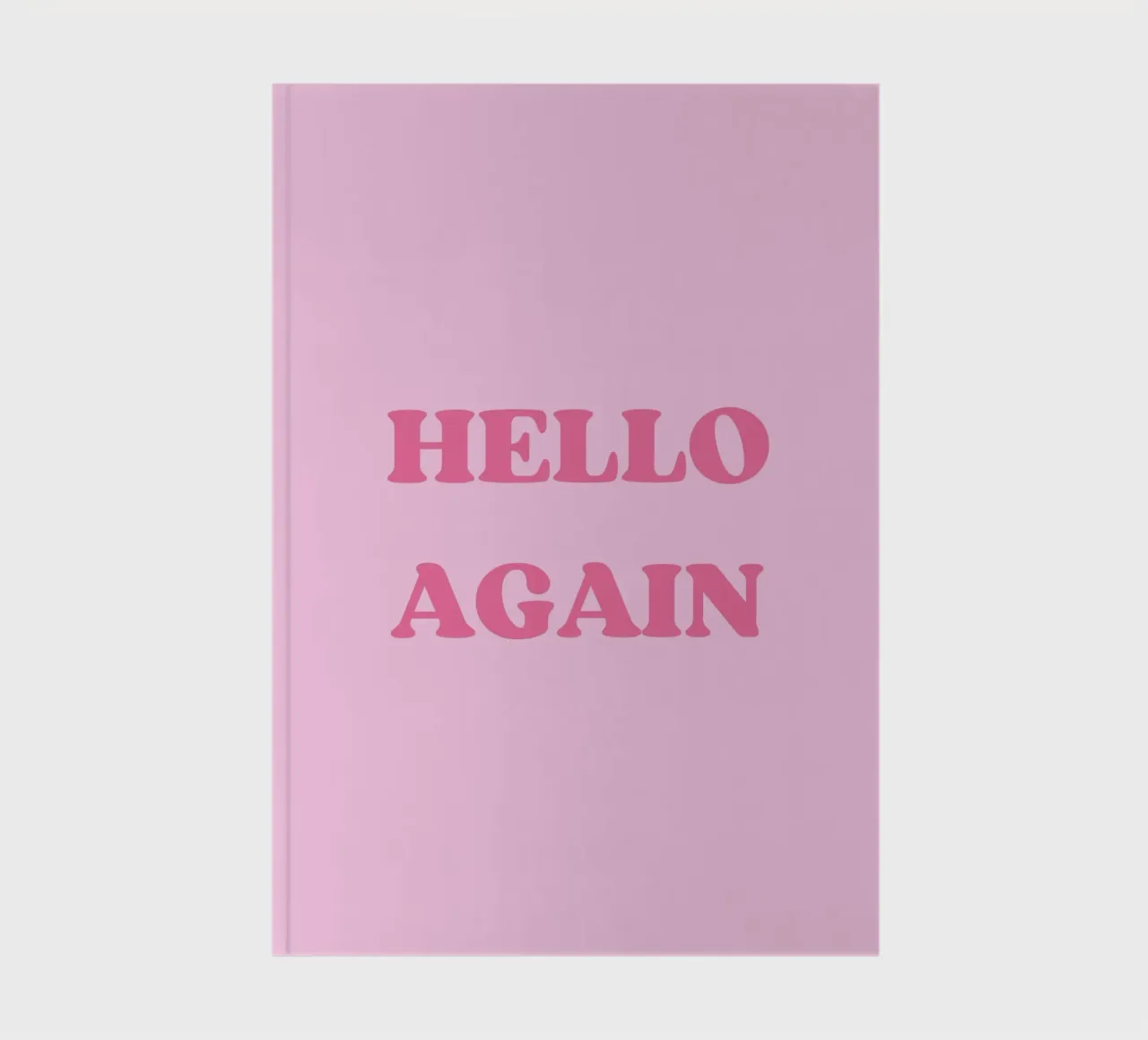 HELLO AGAIN notebook by Einfach Uebel