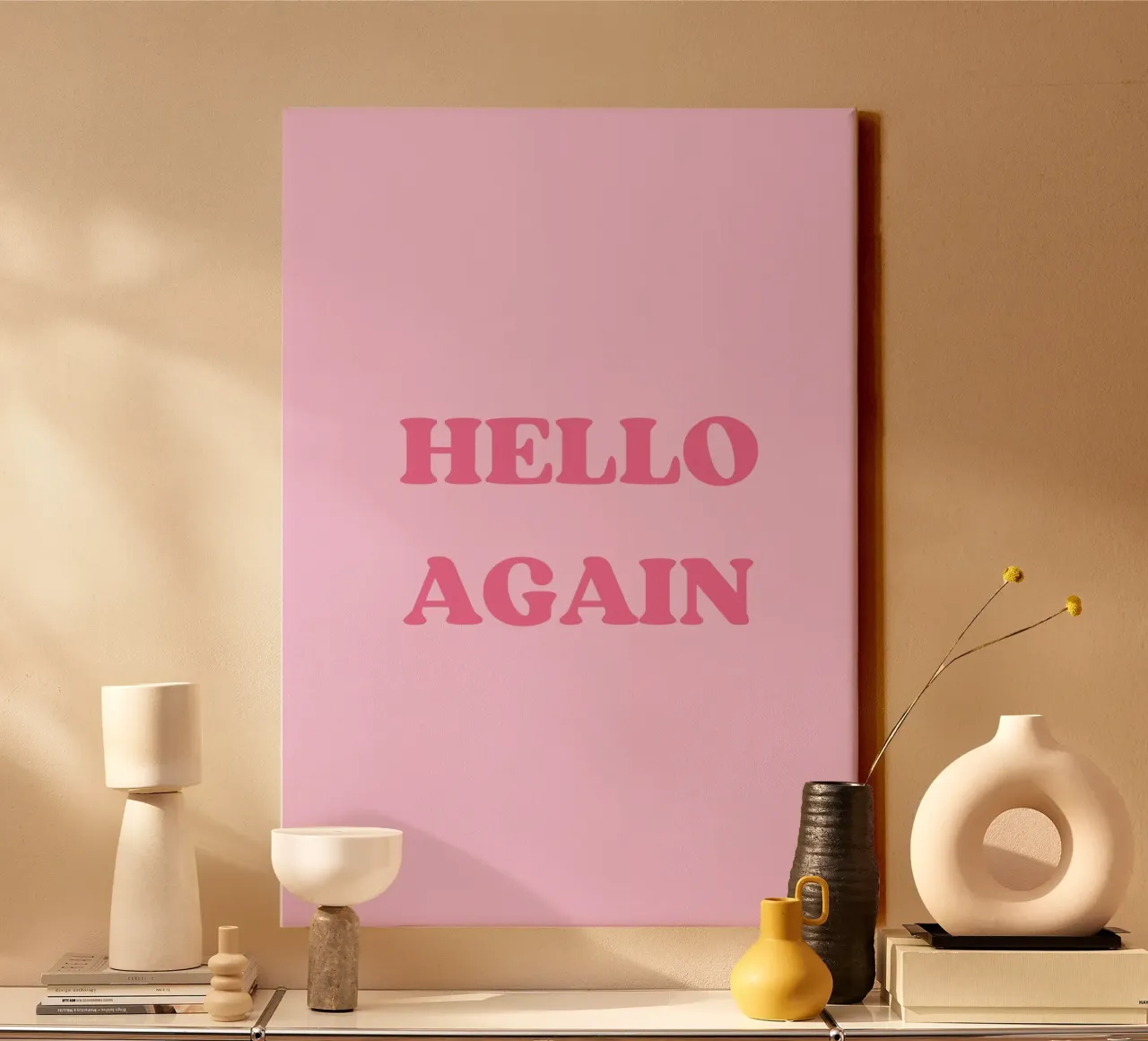 HELLO AGAIN tela da Einfach Uebel