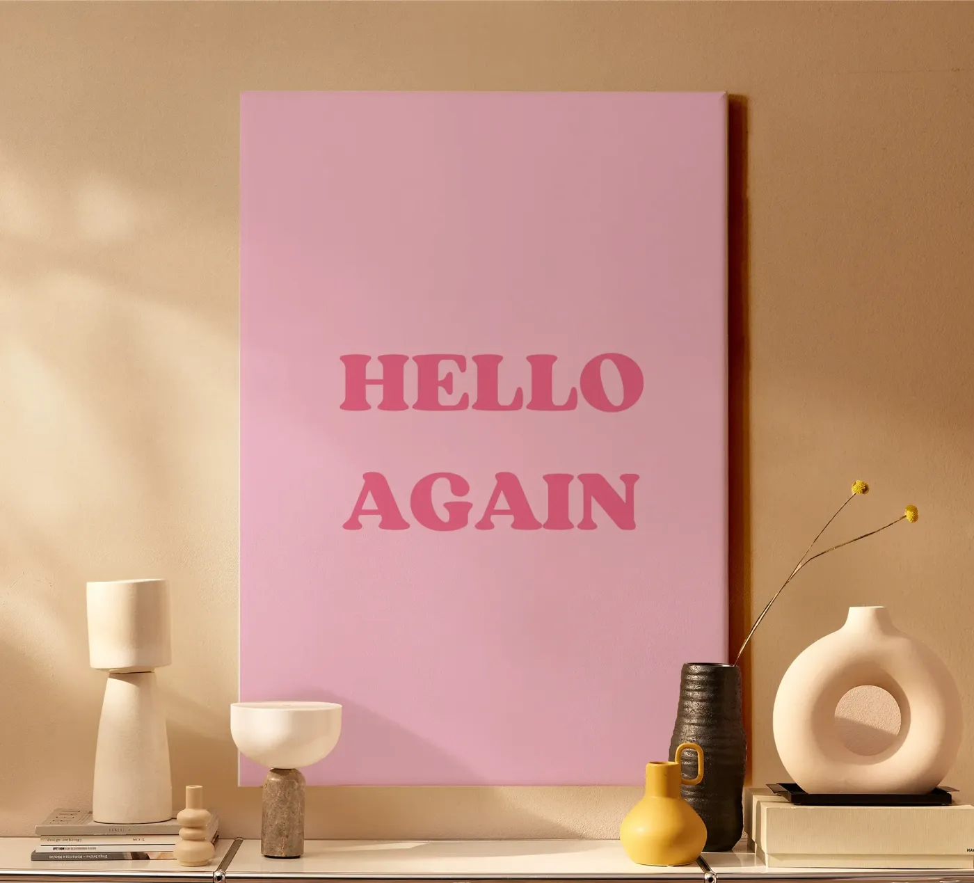 HELLO AGAIN tela da SMRT STUDIO