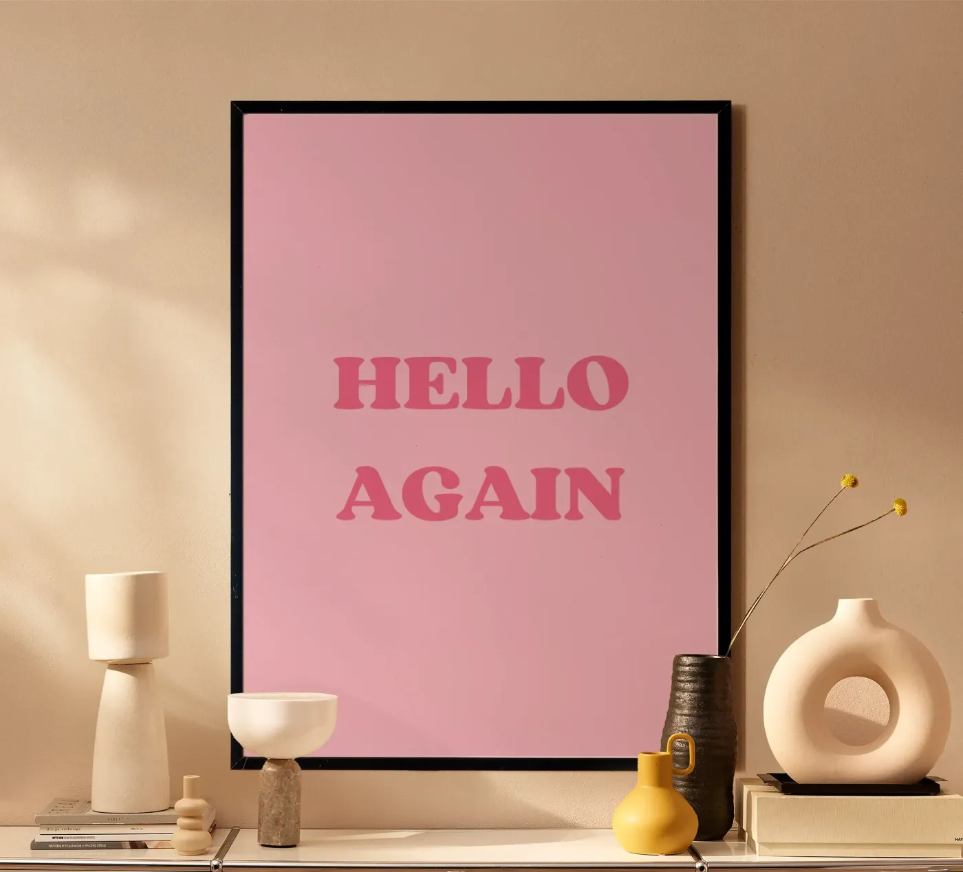 HELLO AGAIN poster da SMRT STUDIO
