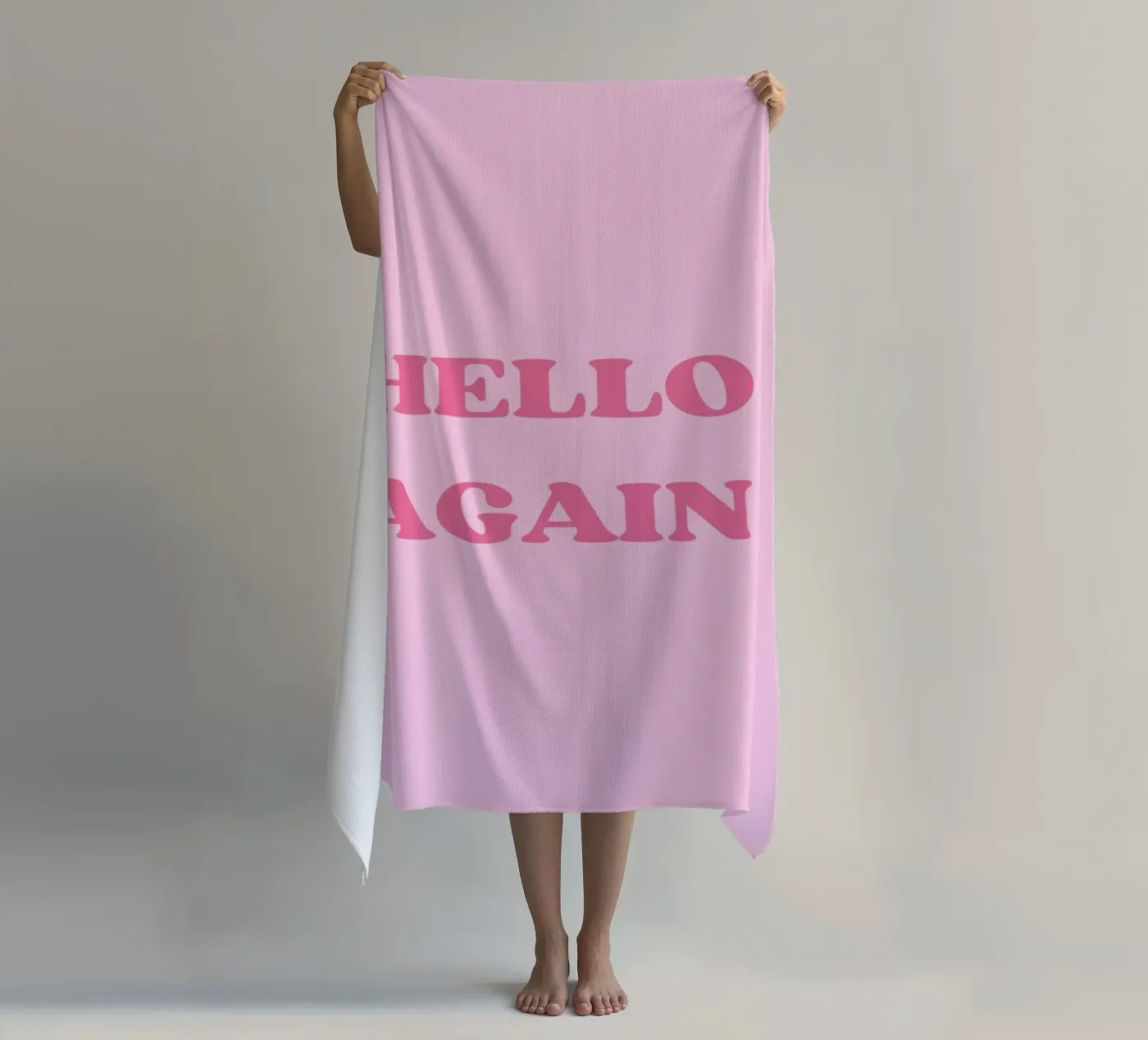 HELLO AGAIN telo mare da Muse Society Shop