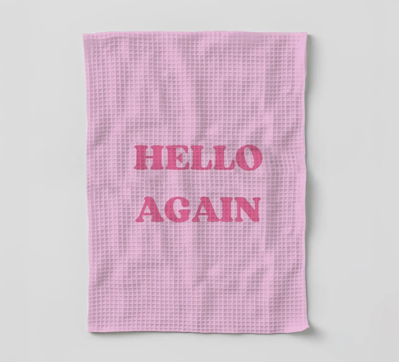 HELLO AGAIN canovaccio da cucina da Einfach Uebel