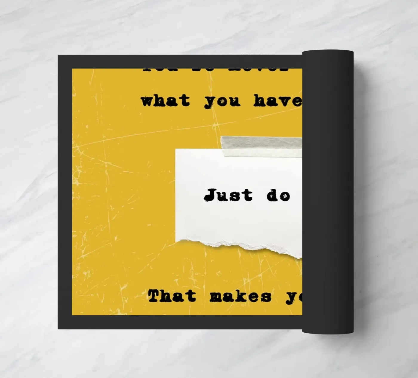 JUST DO IT doormat by SMRT STUDIO