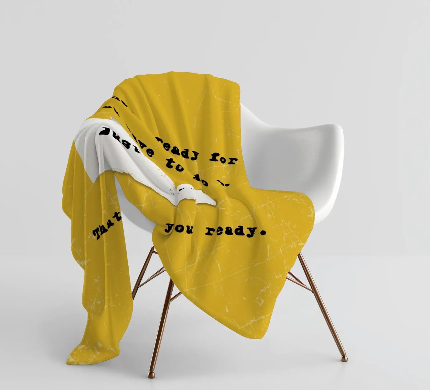 JUST DO IT fleece blanket by SMRT STUDIO
