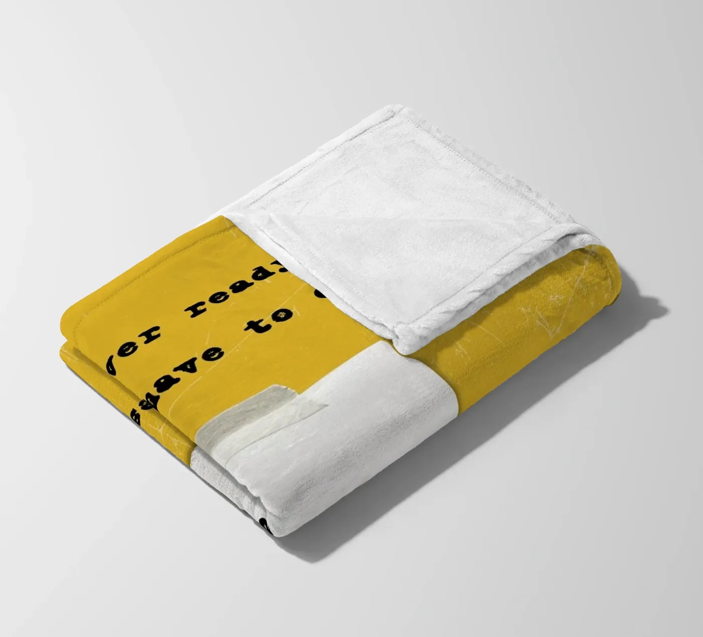 JUST DO IT fleece blanket by SMRT STUDIO