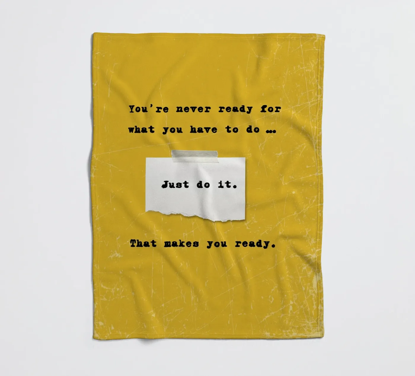 JUST DO IT Fleecedecke von Daily Motivation