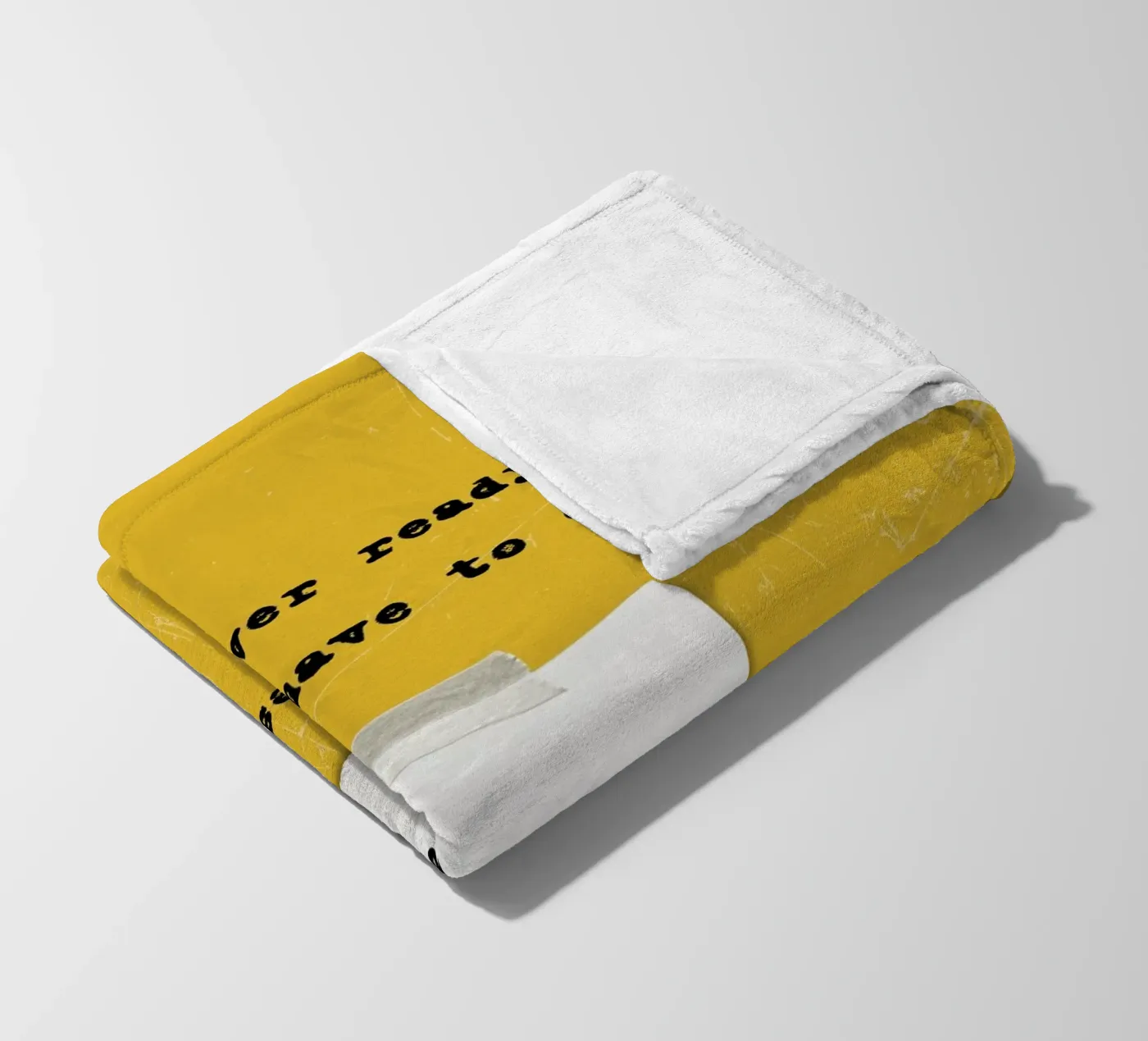JUST DO IT fleece blanket by SMRT STUDIO