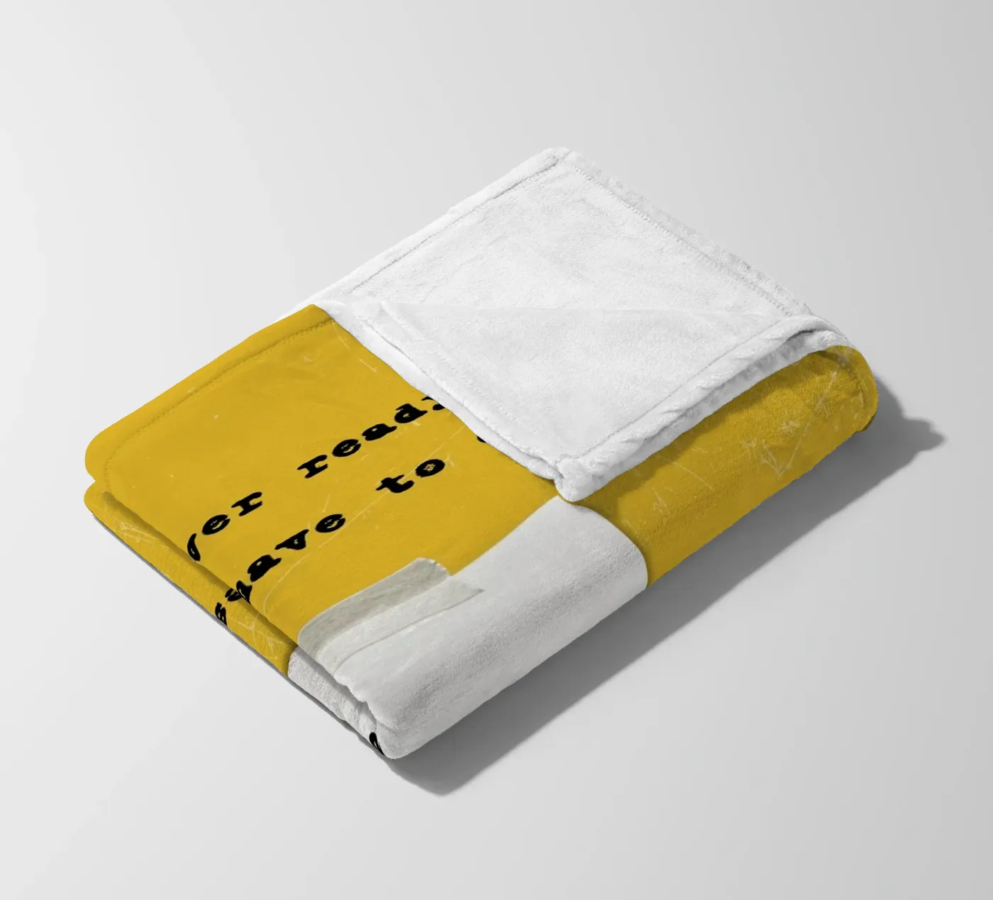 JUST DO IT fleece blanket by SMRT STUDIO