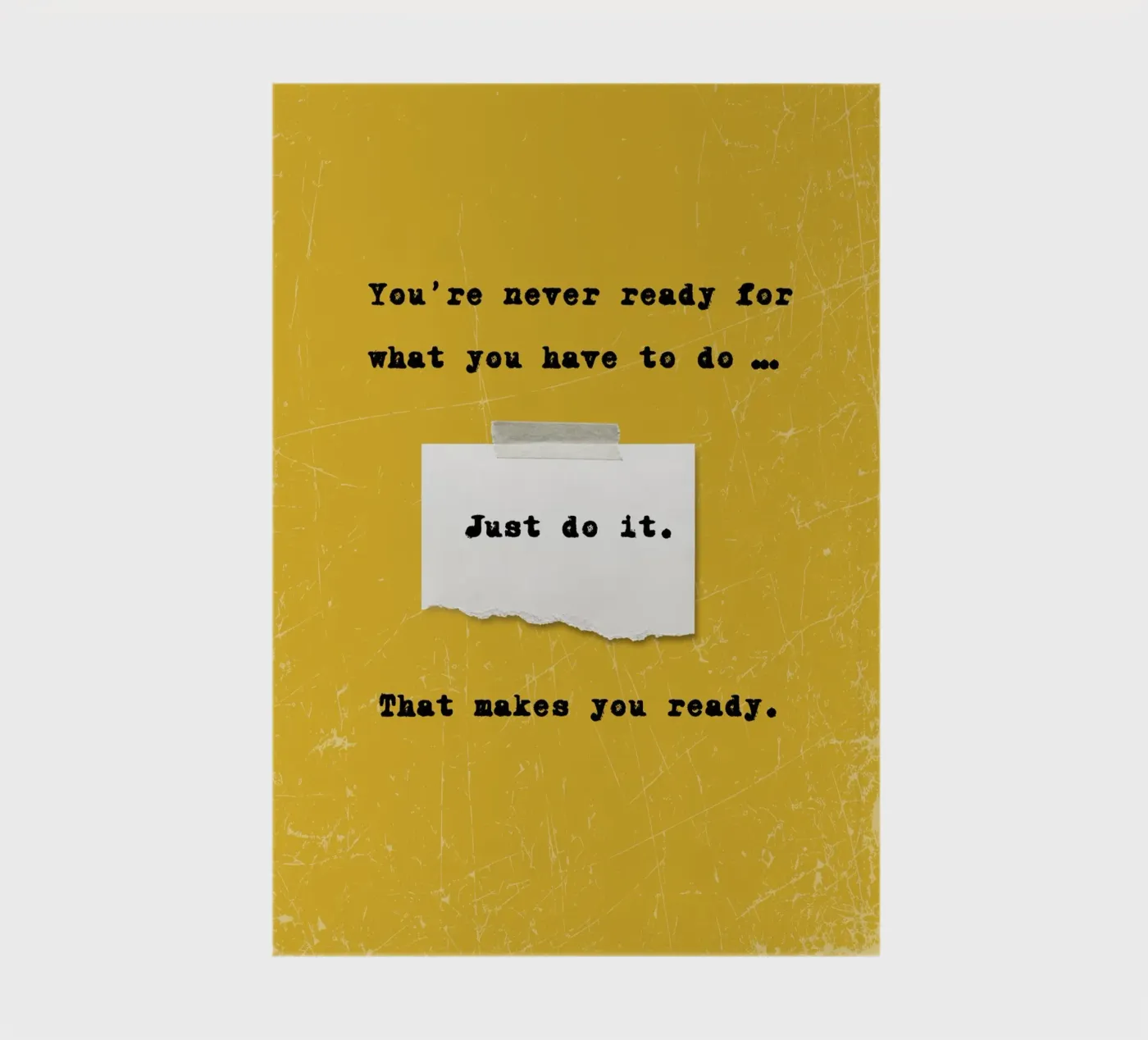 JUST DO IT carnet de SMRT STUDIO