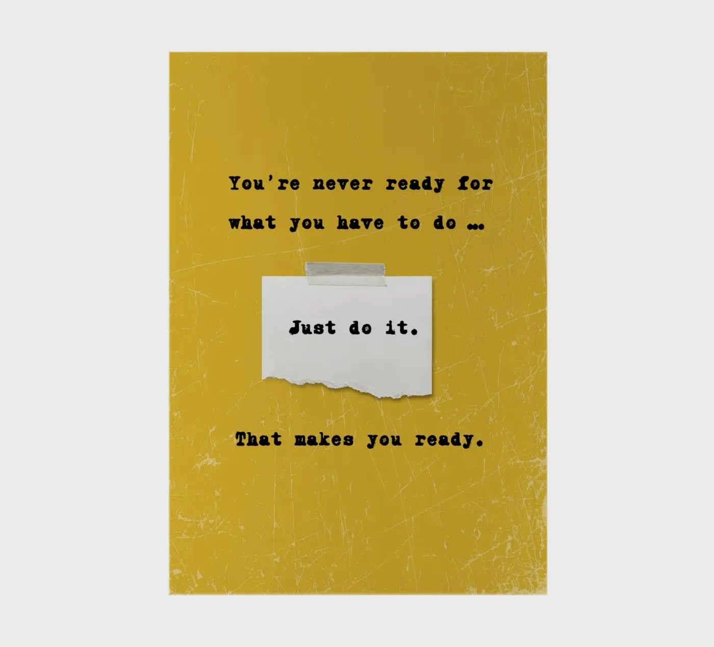 JUST DO IT notebook by SMRT STUDIO