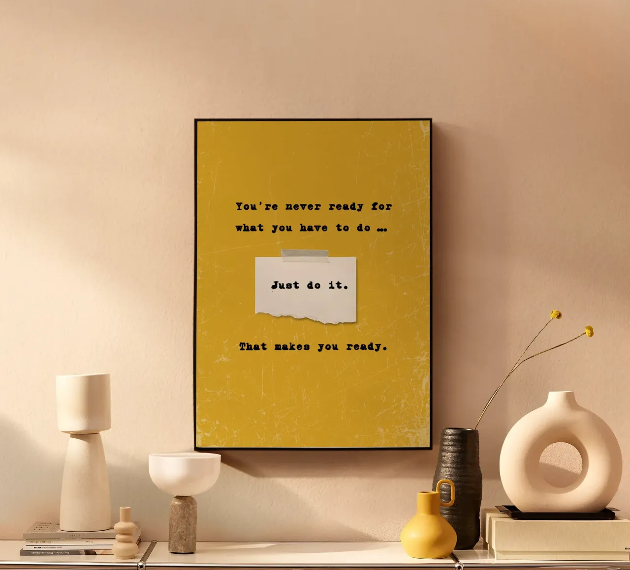 JUST DO IT plexiglass da Einfach Uebel