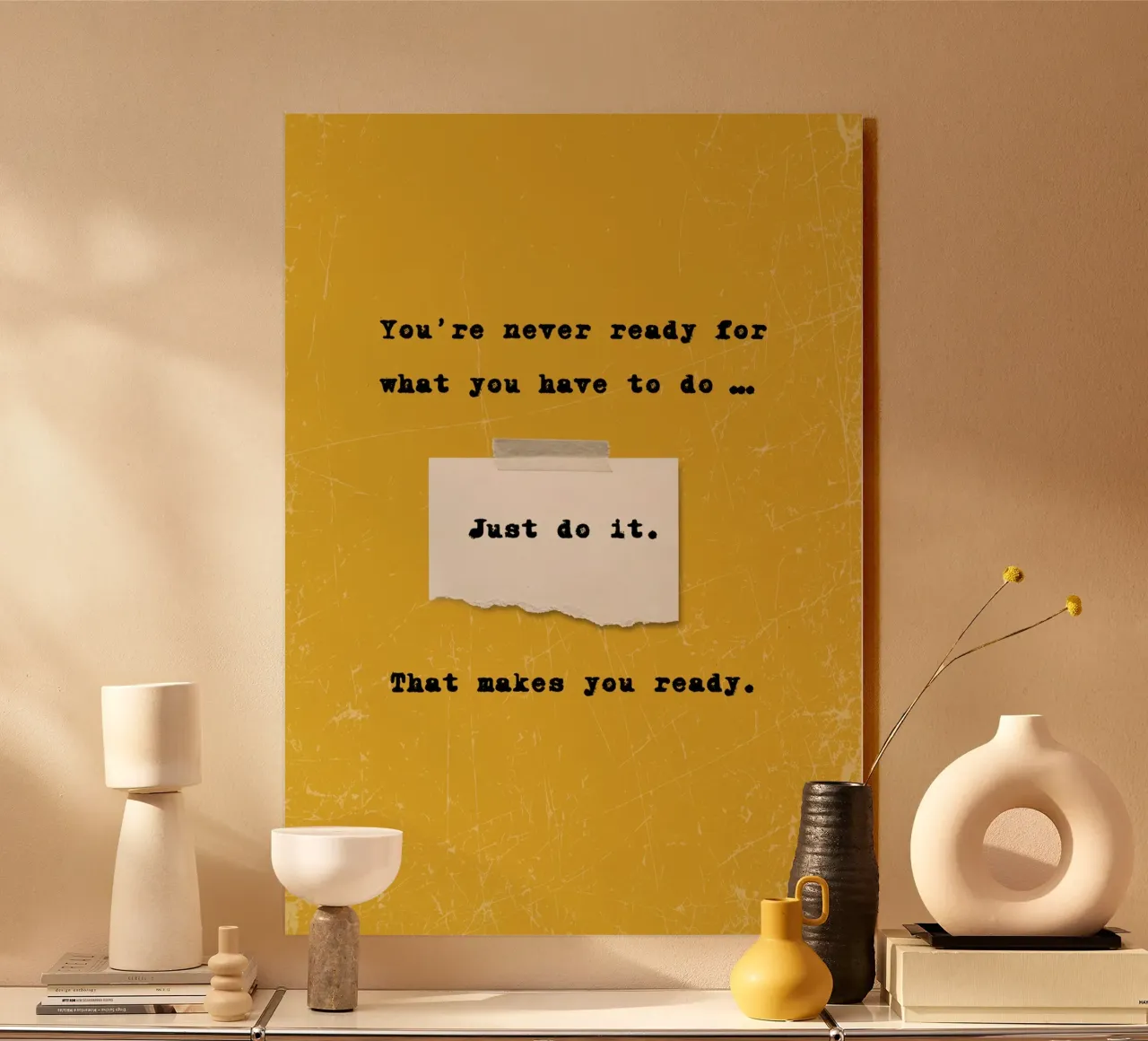 JUST DO IT plexiglass da Einfach Uebel