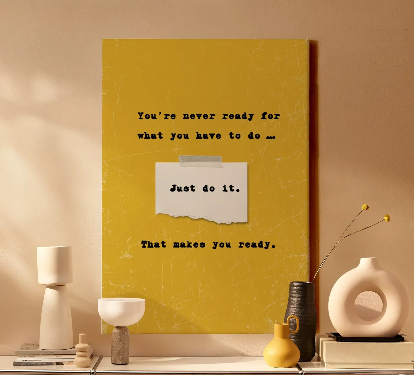 JUST DO IT tela da Daily Motivation