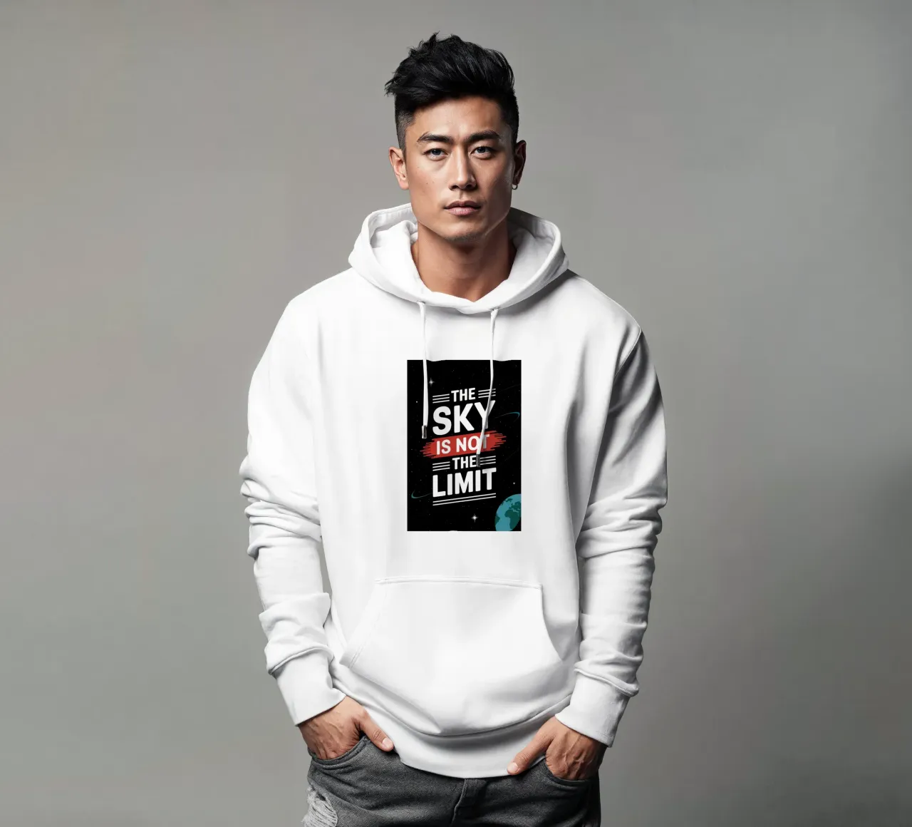 The sky is not the limit, Motivation hoodie by RB-Quotes