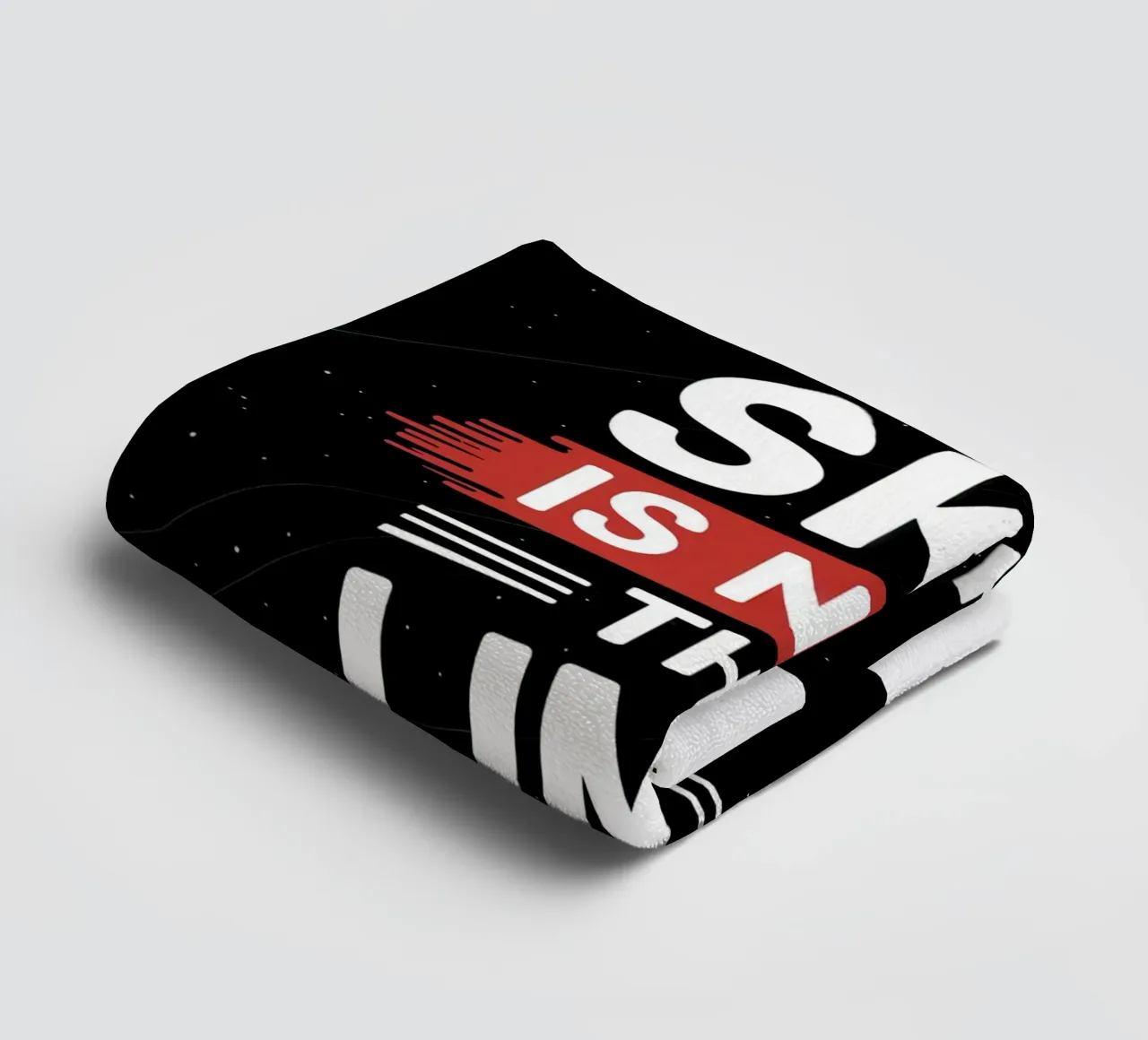 The sky is not the limit, Motivation towel by RB-Quotes