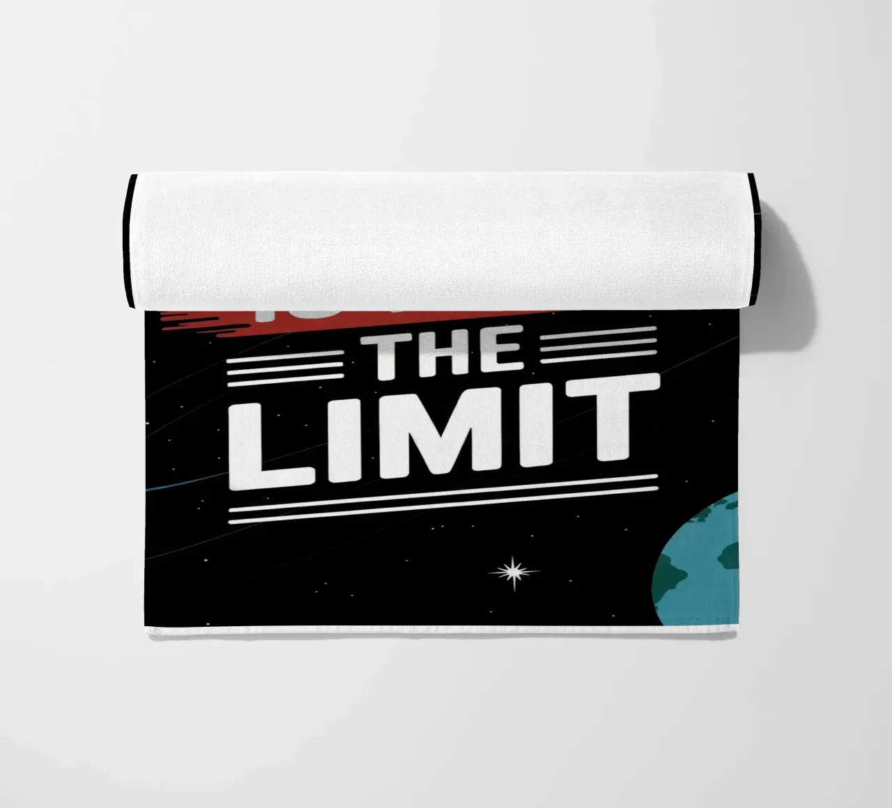 The sky is not the limit, Motivatie strandhanddoek van RB-Quotes