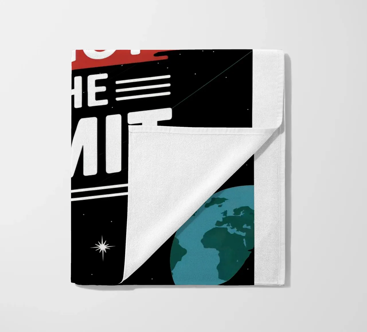 The sky is not the limit, Motivatie strandhanddoek van RB-Quotes