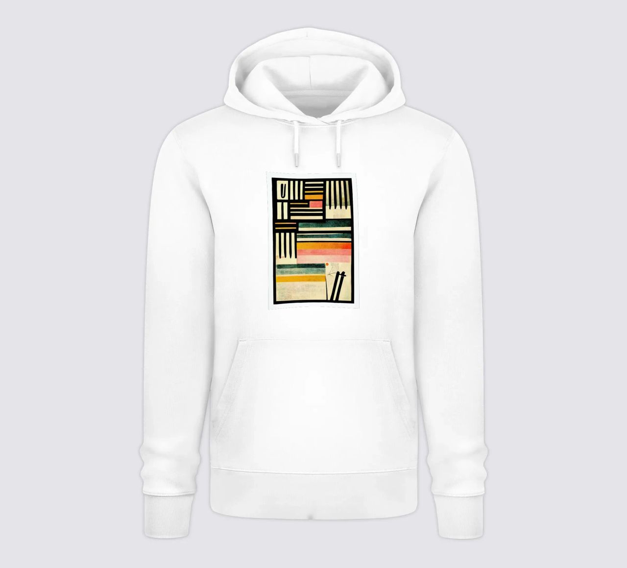 Crossed Lines felpa con cappuccio da treechild