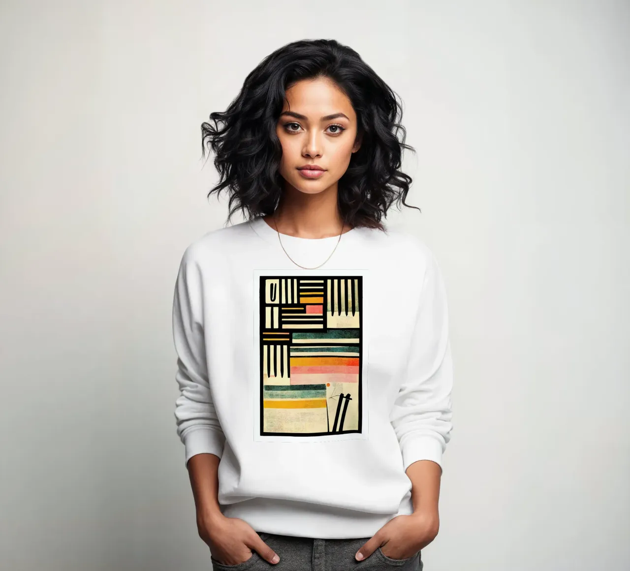 Crossed Lines Sweatshirt von treechild