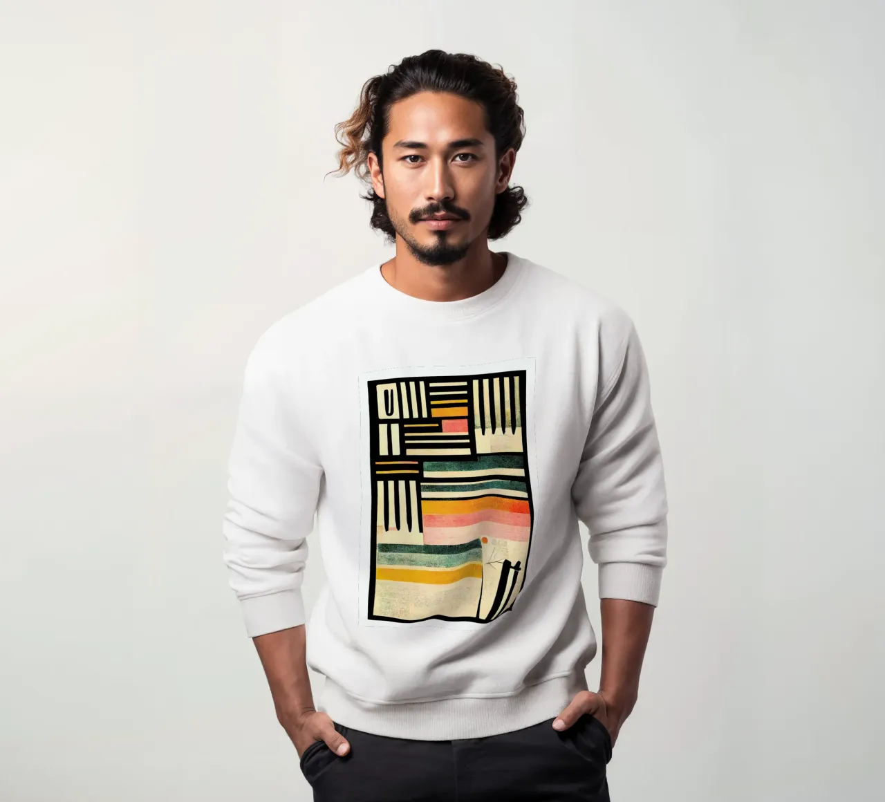 Crossed Lines Sweatshirt von treechild
